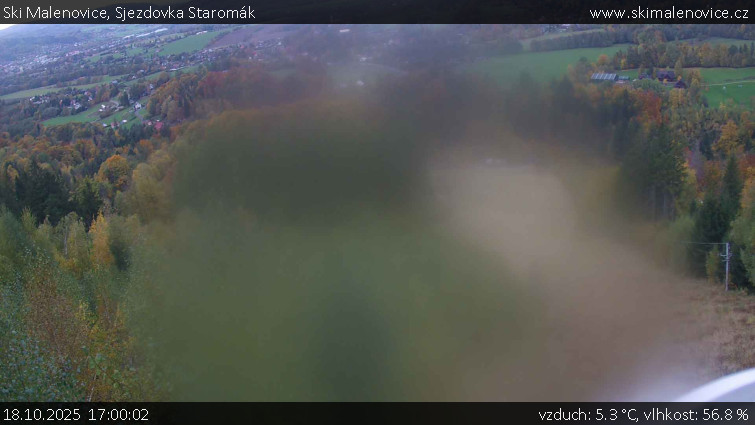 Ski Malenovice - Sjezdovka Staromák - 18.10.2025 v 17:00 Ski Malenovice - Sjezdovka Staromák - 18.10.2025 v 17:00