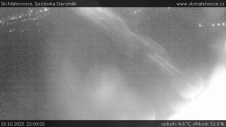 Ski Malenovice - Sjezdovka Staromák - 18.10.2025 v 22:00 Ski Malenovice - Sjezdovka Staromák - 18.10.2025 v 22:00