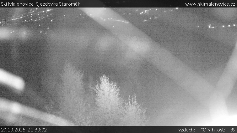 Ski Malenovice - Sjezdovka Staromák - 20.10.2025 v 21:30 Ski Malenovice - Sjezdovka Staromák - 20.10.2025 v 21:30