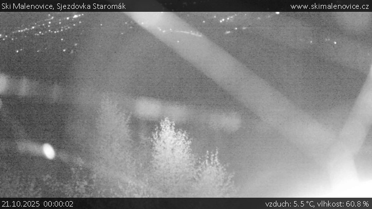 Ski Malenovice - Sjezdovka Staromák - 21.10.2025 v 00:00 Ski Malenovice - Sjezdovka Staromák - 21.10.2025 v 00:00