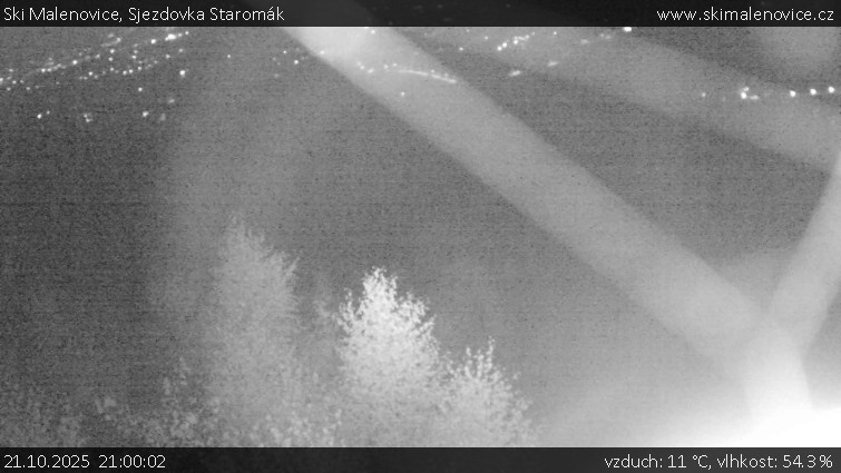 Ski Malenovice - Sjezdovka Staromák - 21.10.2025 v 21:00 Ski Malenovice - Sjezdovka Staromák - 21.10.2025 v 21:00