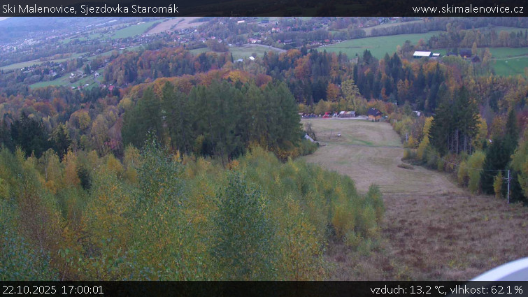 Ski Malenovice - Sjezdovka Staromák - 22.10.2025 v 17:00 Ski Malenovice - Sjezdovka Staromák - 22.10.2025 v 17:00