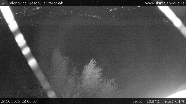 Ski Malenovice - Sjezdovka Staromák - 23.10.2025 v 23:00 Ski Malenovice - Sjezdovka Staromák - 23.10.2025 v 23:00