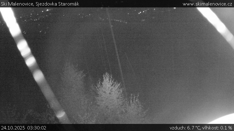 Ski Malenovice - Sjezdovka Staromák - 24.10.2025 v 03:30 Ski Malenovice - Sjezdovka Staromák - 24.10.2025 v 03:30