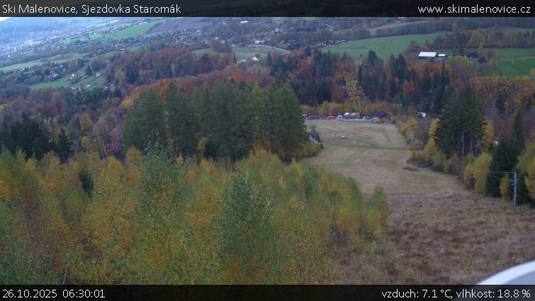 Ski Malenovice - Sjezdovka Staromák - 26.10.2025 v 06:30 Ski Malenovice - Sjezdovka Staromák - 26.10.2025 v 06:30