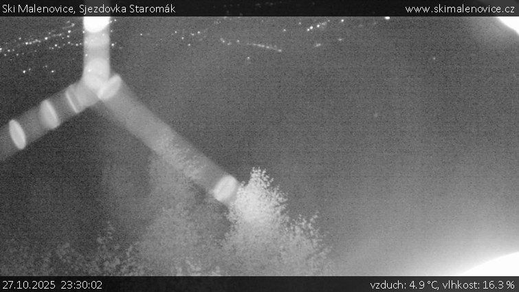 Ski Malenovice - Sjezdovka Staromák - 27.10.2025 v 23:30 Ski Malenovice - Sjezdovka Staromák - 27.10.2025 v 23:30