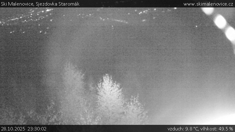 Ski Malenovice - Sjezdovka Staromák - 28.10.2025 v 23:30 Ski Malenovice - Sjezdovka Staromák - 28.10.2025 v 23:30