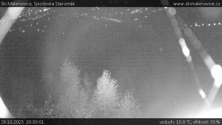 Ski Malenovice - Sjezdovka Staromák - 29.10.2025 v 20:30 Ski Malenovice - Sjezdovka Staromák - 29.10.2025 v 20:30