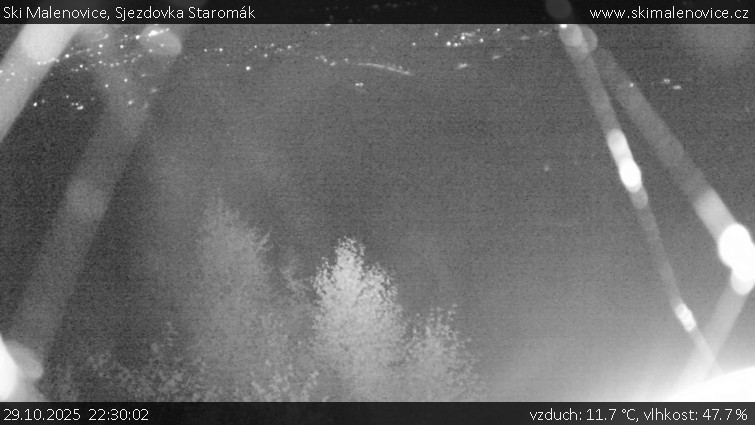 Ski Malenovice - Sjezdovka Staromák - 29.10.2025 v 22:30 Ski Malenovice - Sjezdovka Staromák - 29.10.2025 v 22:30