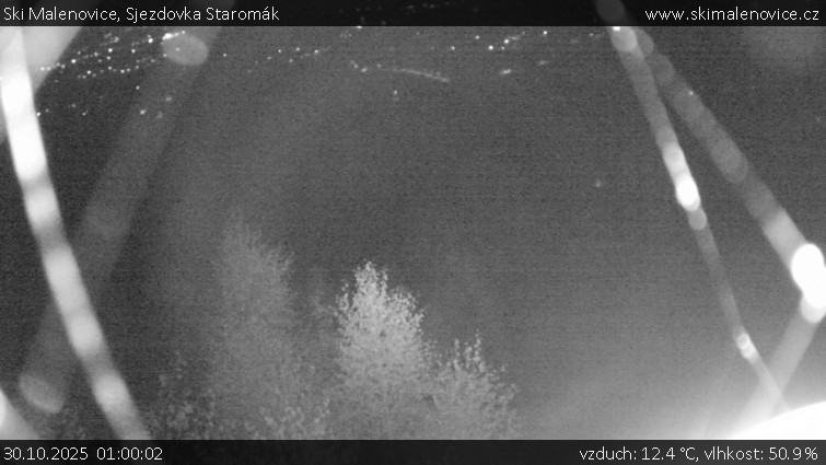 Ski Malenovice - Sjezdovka Staromák - 30.10.2025 v 01:00 Ski Malenovice - Sjezdovka Staromák - 30.10.2025 v 01:00