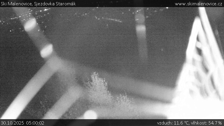 Ski Malenovice - Sjezdovka Staromák - 30.10.2025 v 05:00 Ski Malenovice - Sjezdovka Staromák - 30.10.2025 v 05:00