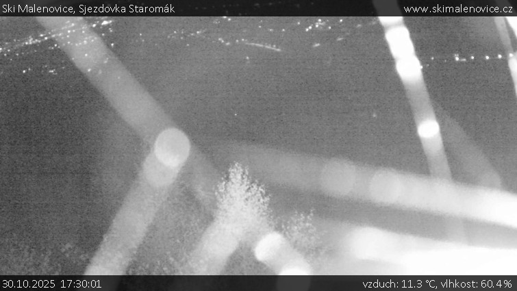 Ski Malenovice - Sjezdovka Staromák - 30.10.2025 v 17:30 Ski Malenovice - Sjezdovka Staromák - 30.10.2025 v 17:30