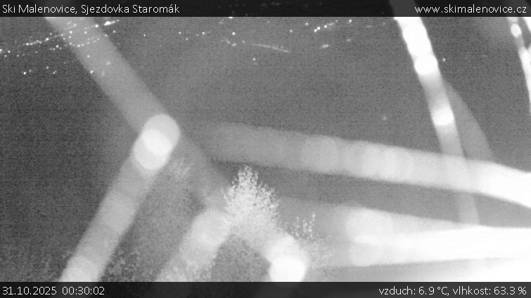 Ski Malenovice - Sjezdovka Staromák - 31.10.2025 v 00:30 Ski Malenovice - Sjezdovka Staromák - 31.10.2025 v 00:30
