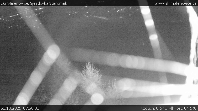 Ski Malenovice - Sjezdovka Staromák - 31.10.2025 v 03:30 Ski Malenovice - Sjezdovka Staromák - 31.10.2025 v 03:30
