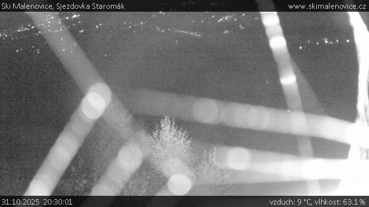 Ski Malenovice - Sjezdovka Staromák - 31.10.2025 v 20:30 Ski Malenovice - Sjezdovka Staromák - 31.10.2025 v 20:30