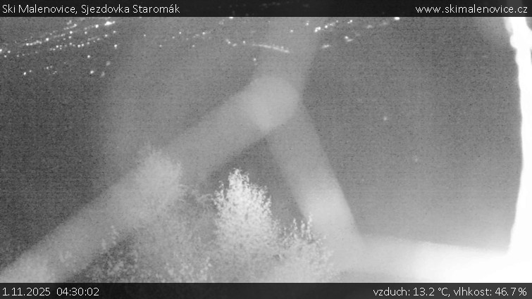 Ski Malenovice - Sjezdovka Staromák - 1.11.2025 v 04:30 Ski Malenovice - Sjezdovka Staromák - 1.11.2025 v 04:30