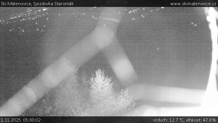 Ski Malenovice - Sjezdovka Staromák - 1.11.2025 v 05:30 Ski Malenovice - Sjezdovka Staromák - 1.11.2025 v 05:30