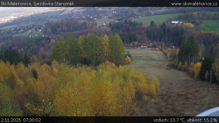 Ski Malenovice - Sjezdovka Staromák - 2.11.2025 v 07:30 Ski Malenovice - Sjezdovka Staromák - 2.11.2025 v 07:30
