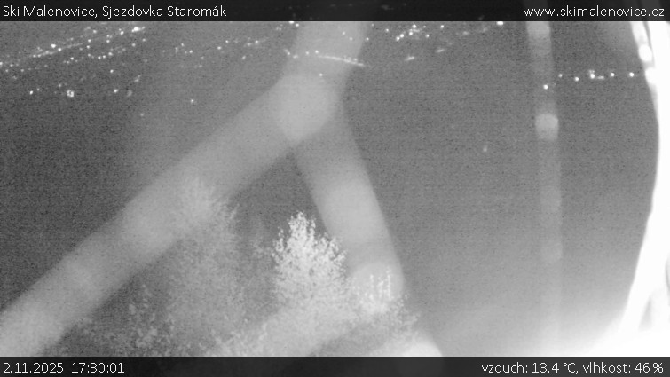 Ski Malenovice - Sjezdovka Staromák - 2.11.2025 v 17:30 Ski Malenovice - Sjezdovka Staromák - 2.11.2025 v 17:30