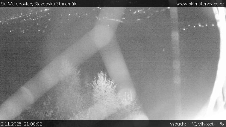 Ski Malenovice - Sjezdovka Staromák - 2.11.2025 v 21:00 Ski Malenovice - Sjezdovka Staromák - 2.11.2025 v 21:00