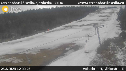 Červenohorské sedlo - Sjezdovka - Žlutá - 26.3.2023 v 12:00
