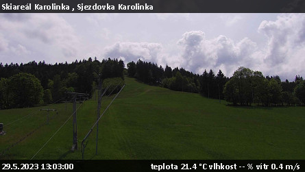 Skiareál Karolinka  - Sjezdovka Karolinka - 29.5.2023 v 13:03