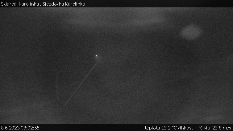 Skiareál Karolinka  - Sjezdovka Karolinka - 8.6.2023 v 03:02