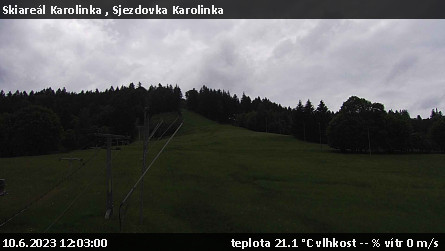 Skiareál Karolinka  - Sjezdovka Karolinka - 10.6.2023 v 12:03