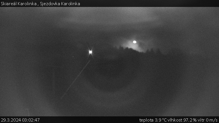 Skiareál Karolinka  - Sjezdovka Karolinka - 29.3.2024 v 03:02
