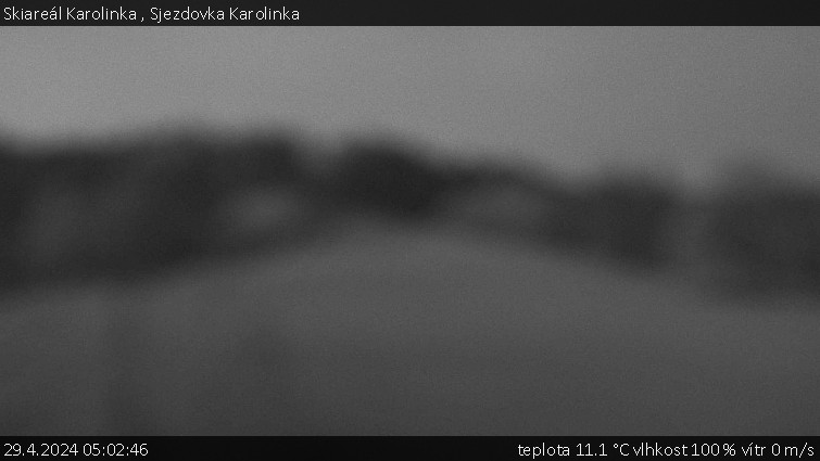 Skiareál Karolinka  - Sjezdovka Karolinka - 29.4.2024 v 05:02