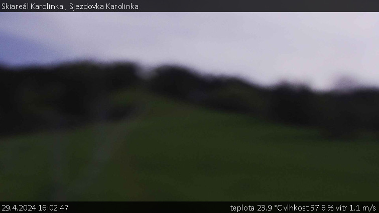 Skiareál Karolinka  - Sjezdovka Karolinka - 29.4.2024 v 16:02