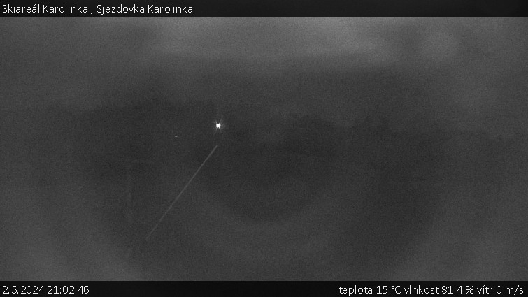 Skiareál Karolinka  - Sjezdovka Karolinka - 2.5.2024 v 21:02