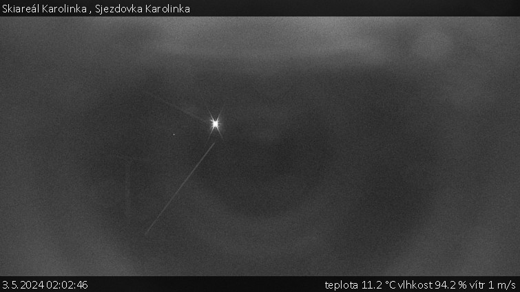 Skiareál Karolinka  - Sjezdovka Karolinka - 3.5.2024 v 02:02