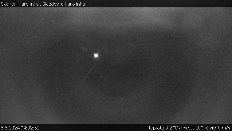Skiareál Karolinka  - Sjezdovka Karolinka - 5.5.2024 v 04:02