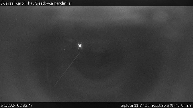 Skiareál Karolinka  - Sjezdovka Karolinka - 6.5.2024 v 02:32