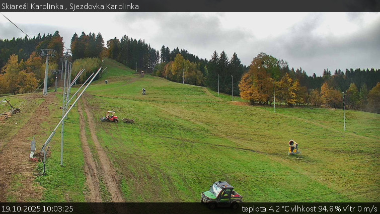 Skiareál Karolinka - Sjezdovka Karolinka - 19.10.2025 v 10:03 Skiareál Karolinka - Sjezdovka Karolinka - 19.10.2025 v 10:03