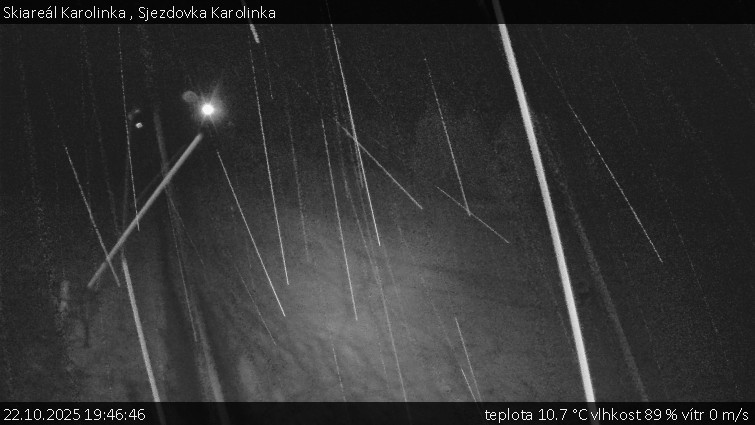 Skiareál Karolinka - Sjezdovka Karolinka - 22.10.2025 v 19:46 Skiareál Karolinka - Sjezdovka Karolinka - 22.10.2025 v 19:46