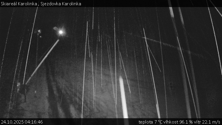 Skiareál Karolinka - Sjezdovka Karolinka - 24.10.2025 v 04:16 Skiareál Karolinka - Sjezdovka Karolinka - 24.10.2025 v 04:16