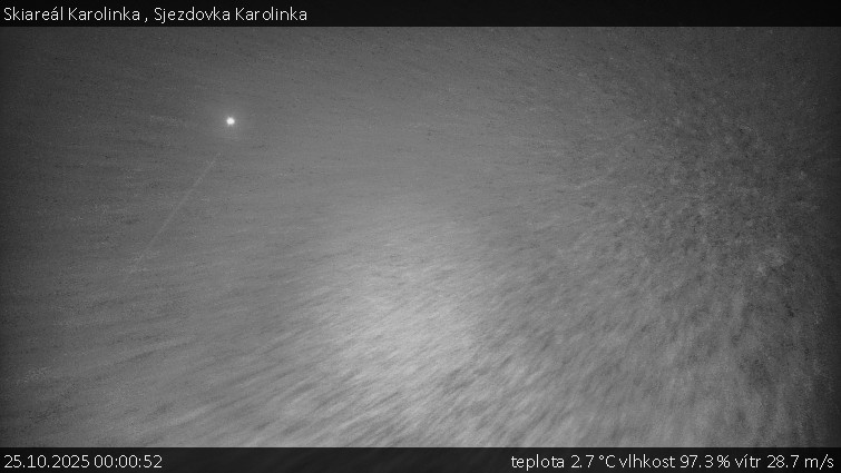 Skiareál Karolinka  - Sjezdovka Karolinka - 25.10.2025 v 00:00 Skiareál Karolinka  - Sjezdovka Karolinka - 25.10.2025 v 00:00