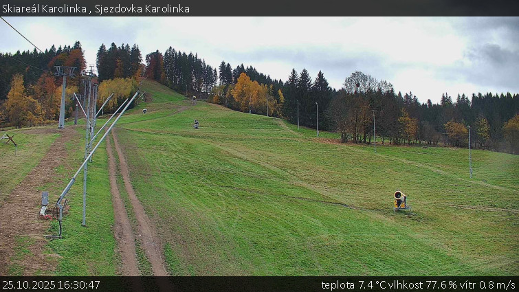 Skiareál Karolinka  - Sjezdovka Karolinka - 25.10.2025 v 16:30 Skiareál Karolinka  - Sjezdovka Karolinka - 25.10.2025 v 16:30