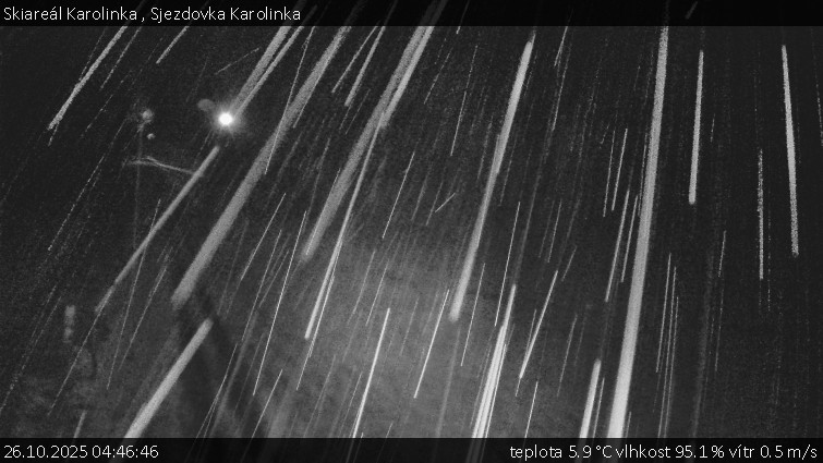 Skiareál Karolinka  - Sjezdovka Karolinka - 26.10.2025 v 04:46 Skiareál Karolinka  - Sjezdovka Karolinka - 26.10.2025 v 04:46