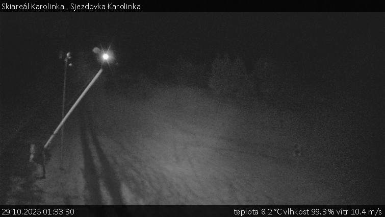 Skiareál Karolinka  - Sjezdovka Karolinka - 29.10.2025 v 01:33 Skiareál Karolinka  - Sjezdovka Karolinka - 29.10.2025 v 01:33