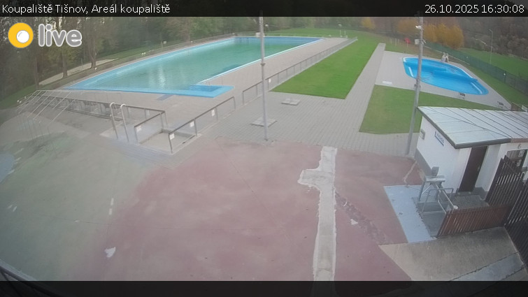Koupaliště Tišnov - Areál koupaliště - 26.10.2025 v 16:30 Koupaliště Tišnov - Areál koupaliště - 26.10.2025 v 16:30
