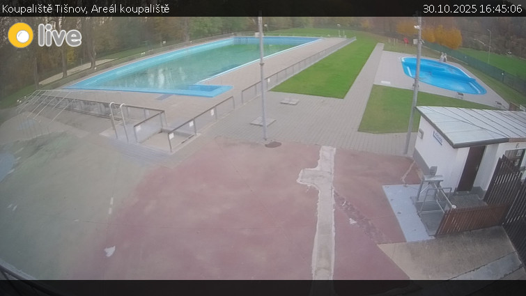 Koupaliště Tišnov - Areál koupaliště - 30.10.2025 v 16:45 Koupaliště Tišnov - Areál koupaliště - 30.10.2025 v 16:45