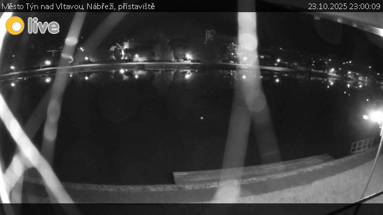 Město Týn nad Vltavou - Nábřeží, přístaviště - 23.10.2025 v 23:00 Město Týn nad Vltavou - Nábřeží, přístaviště - 23.10.2025 v 23:00