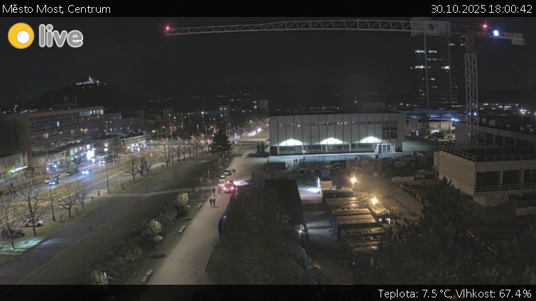 Město Most - Centrum - 30.10.2025 v 18:00 Město Most - Centrum - 30.10.2025 v 18:00
