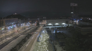 Město Most - Centrum - 2.1.2026 v 06:45 Město Most - Centrum - 2.1.2026 v 06:45