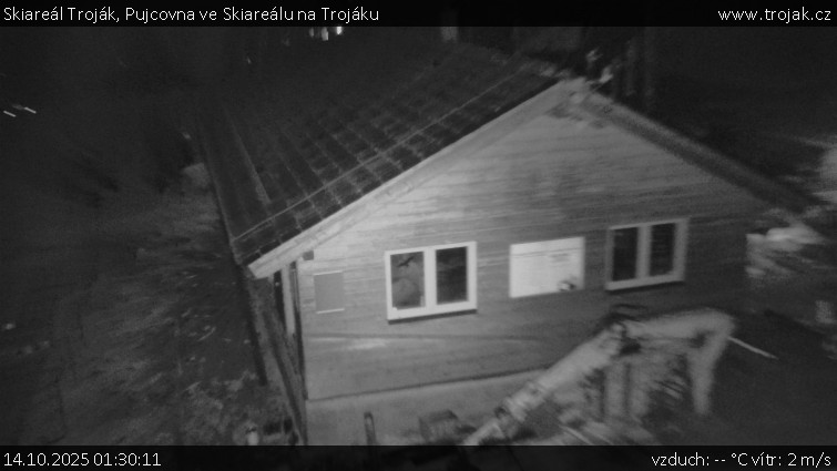 Skiareál Troják - Pujcovna ve Skiareálu na Trojáku - 14.10.2025 v 01:30 Skiareál Troják - Pujcovna ve Skiareálu na Trojáku - 14.10.2025 v 01:30