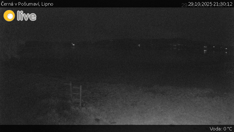 Černá v Pošumaví - Lipno - 29.10.2025 v 21:30 Černá v Pošumaví - Lipno - 29.10.2025 v 21:30