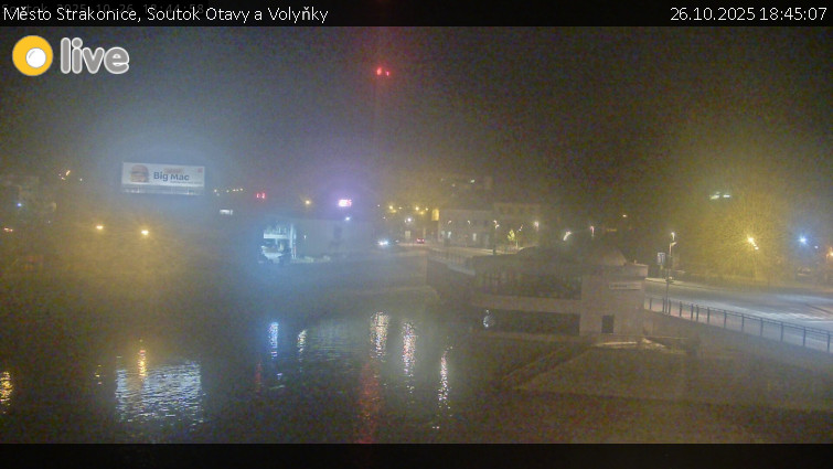 Město Strakonice - Soutok Otavy a Volyňky - 26.10.2025 v 18:45 Město Strakonice - Soutok Otavy a Volyňky - 26.10.2025 v 18:45